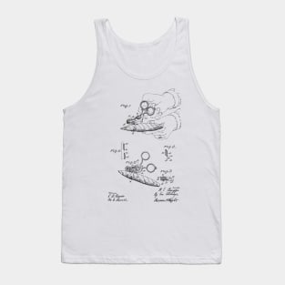 Cigar Cutter Vintage Patent Hand Drawing Tank Top